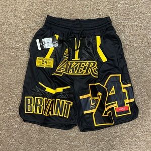 Commemorative Kobe Bryant shorts. Black mamba edition Size M